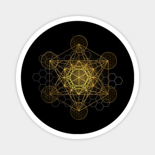 Sacred Geometry Metatron's Cube Magnet